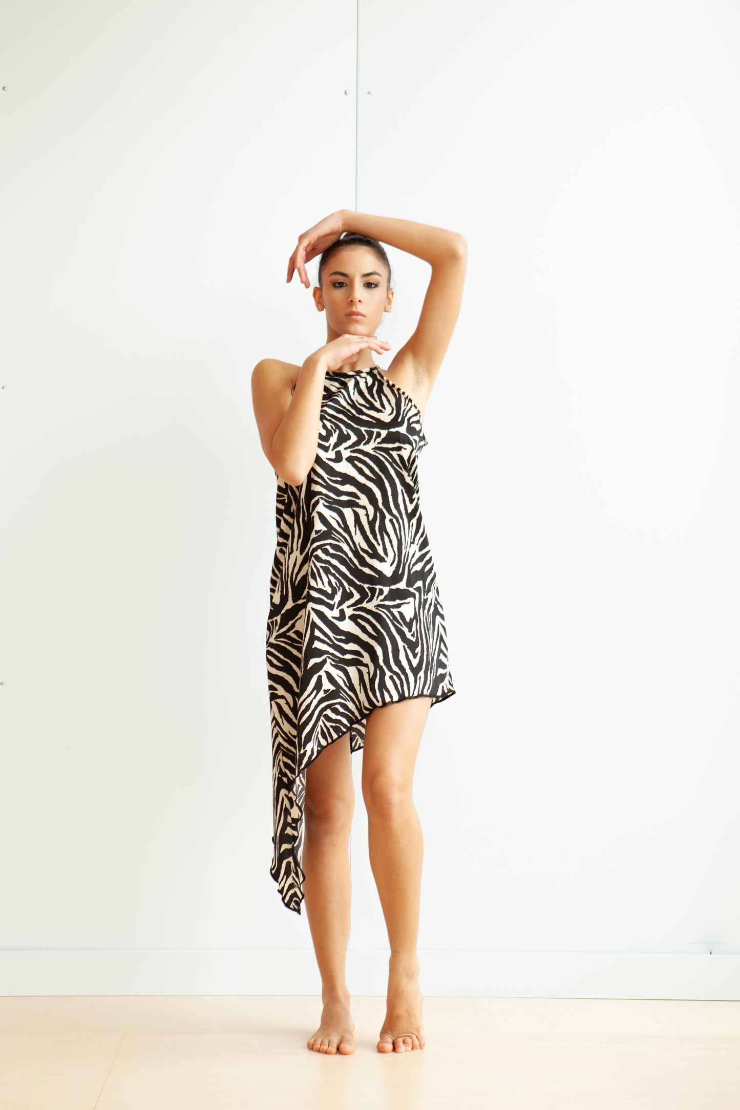 The Flow Dress - Zebra